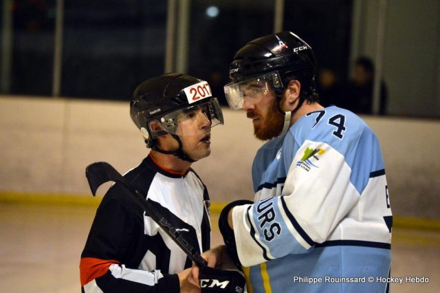 Photo hockey match Courbevoie  - Tours  le 13/02/2016