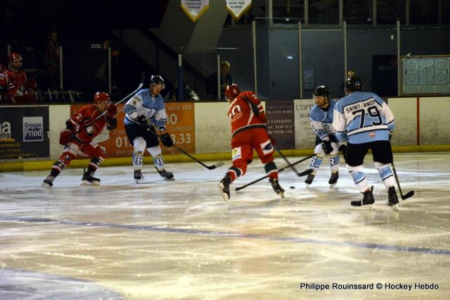 Photo hockey match Courbevoie  - Tours  le 13/02/2016