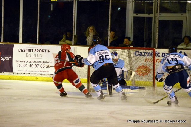 Photo hockey match Courbevoie  - Tours  le 13/02/2016