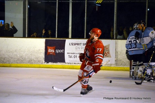 Photo hockey match Courbevoie  - Tours  le 13/02/2016
