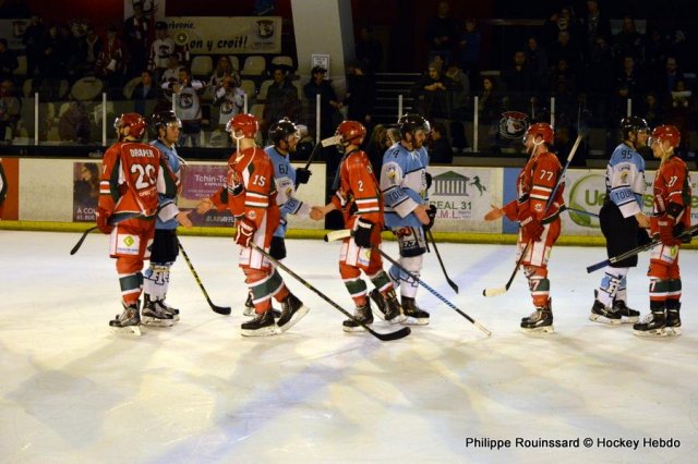 Photo hockey match Courbevoie  - Tours  le 13/02/2016