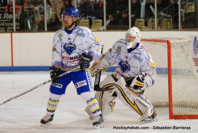 Photo hockey match Angers  - Villard-de-Lans le 24/01/2009