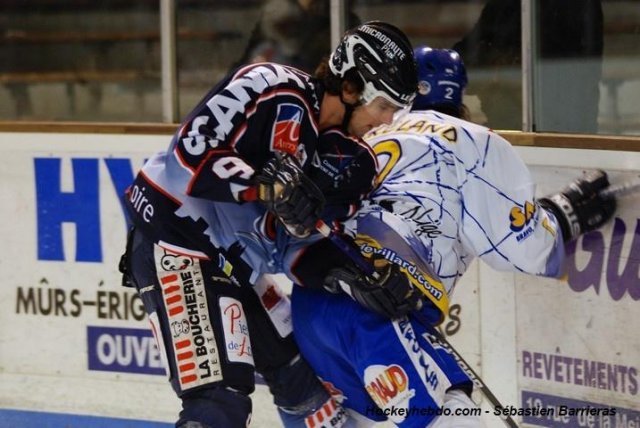 Photo hockey match Angers  - Villard-de-Lans le 24/01/2009