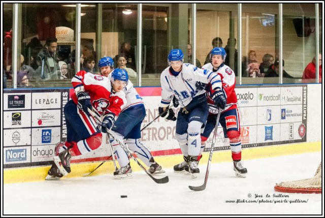 Photo hockey match Wasquehal Lille - Paris (FV) le 13/02/2016