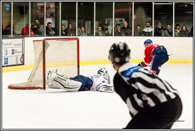Photo hockey match Wasquehal Lille - Paris (FV) le 13/02/2016