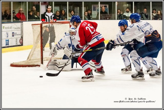 Photo hockey match Wasquehal Lille - Paris (FV) le 13/02/2016