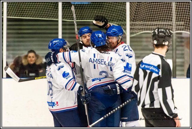 Photo hockey match Wasquehal Lille - Paris (FV) le 13/02/2016