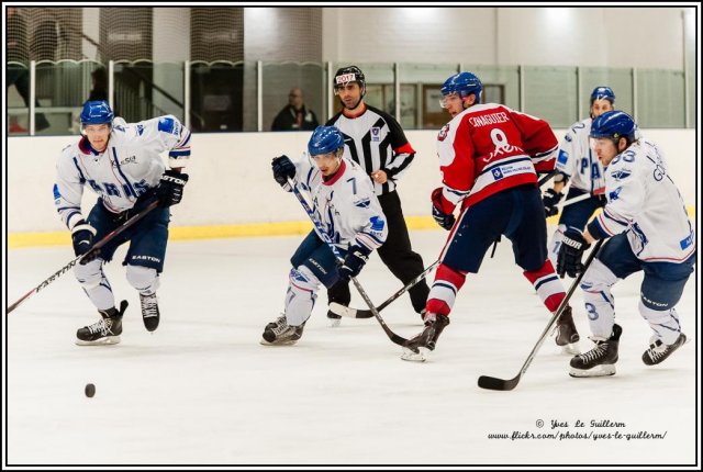 Photo hockey match Wasquehal Lille - Paris (FV) le 13/02/2016