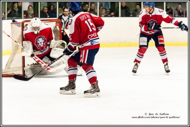 Photo hockey match Wasquehal Lille - Paris (FV) le 13/02/2016