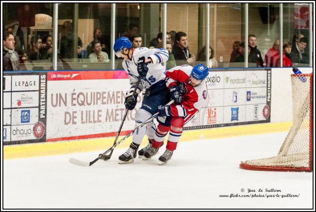 Photo hockey match Wasquehal Lille - Paris (FV) le 13/02/2016