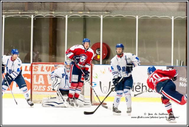 Photo hockey match Wasquehal Lille - Paris (FV) le 13/02/2016