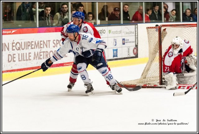 Photo hockey match Wasquehal Lille - Paris (FV) le 13/02/2016