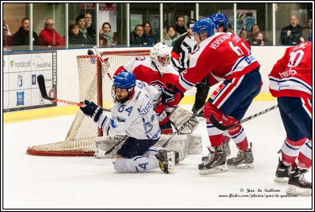 Photo hockey match Wasquehal Lille - Paris (FV) le 13/02/2016