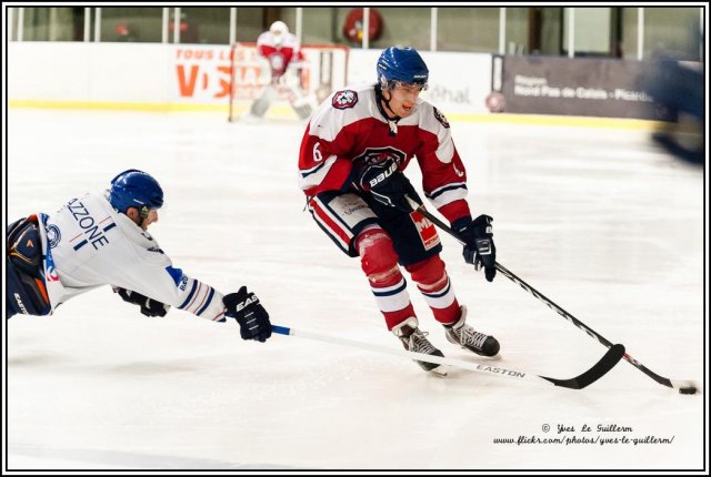 Photo hockey match Wasquehal Lille - Paris (FV) le 13/02/2016