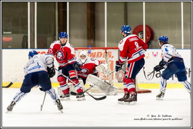 Photo hockey match Wasquehal Lille - Paris (FV) le 13/02/2016