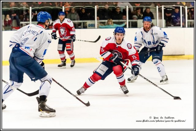 Photo hockey match Wasquehal Lille - Paris (FV) le 13/02/2016