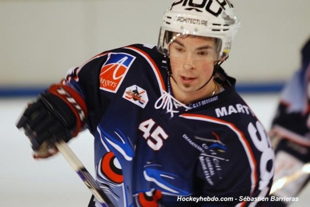 Photo hockey match Angers  - Villard-de-Lans le 24/01/2009