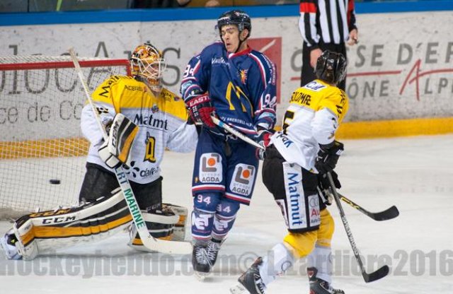 Photo hockey match Grenoble  - Rouen le 19/02/2016