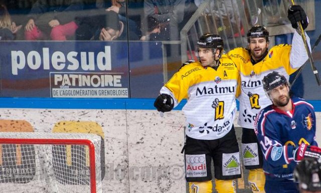 Photo hockey match Grenoble  - Rouen le 19/02/2016