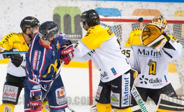 Photo hockey match Grenoble  - Rouen le 19/02/2016