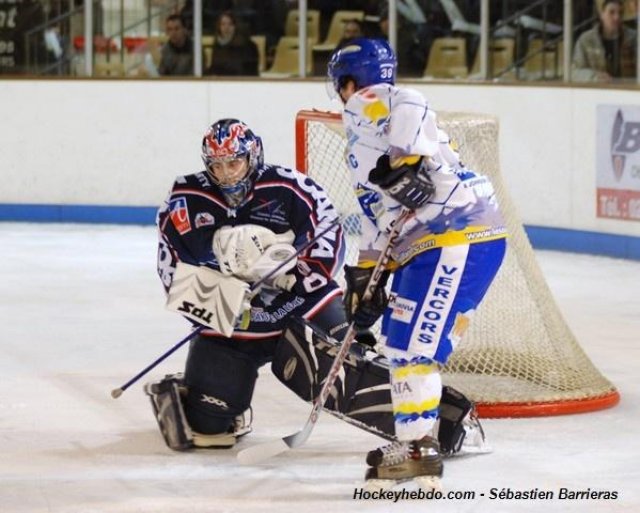 Photo hockey match Angers  - Villard-de-Lans le 24/01/2009