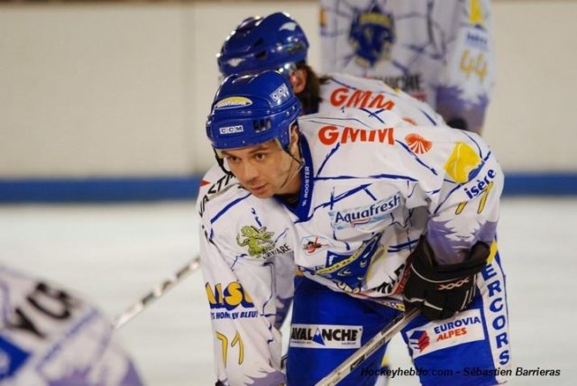 Photo hockey match Angers  - Villard-de-Lans le 24/01/2009
