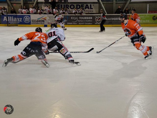 Photo hockey match Epinal  - Amiens  le 20/02/2016