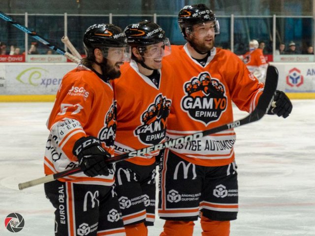 Photo hockey match Epinal  - Amiens  le 20/02/2016