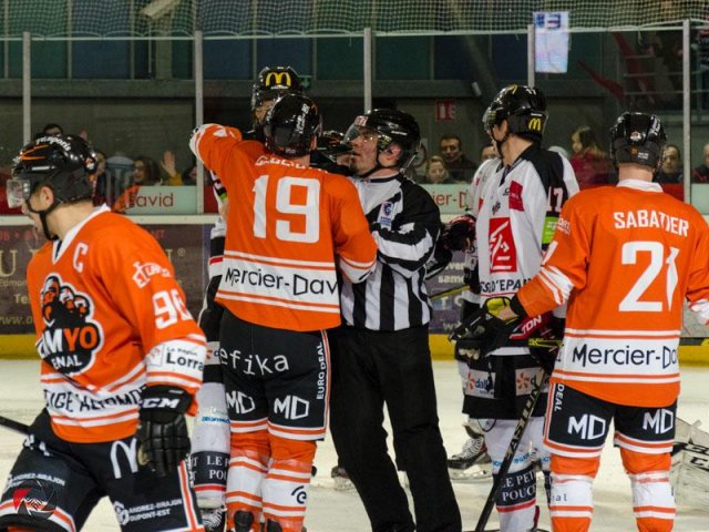 Photo hockey match Epinal  - Amiens  le 20/02/2016