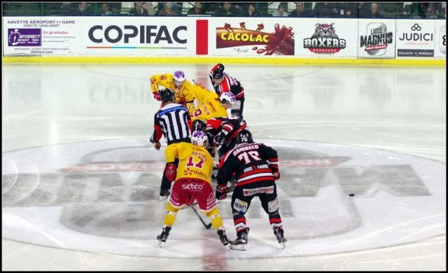 Photo hockey match Bordeaux - Dijon  le 20/02/2016