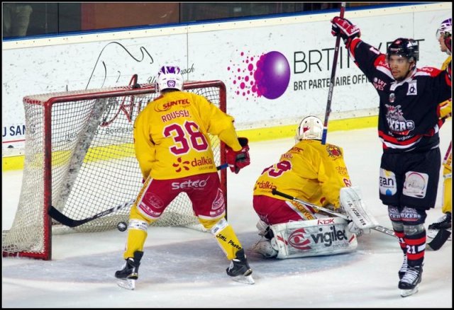 Photo hockey match Bordeaux - Dijon  le 20/02/2016