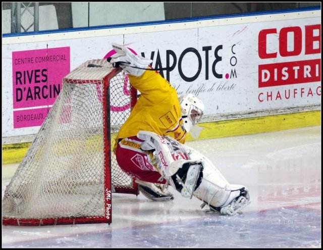 Photo hockey match Bordeaux - Dijon  le 20/02/2016