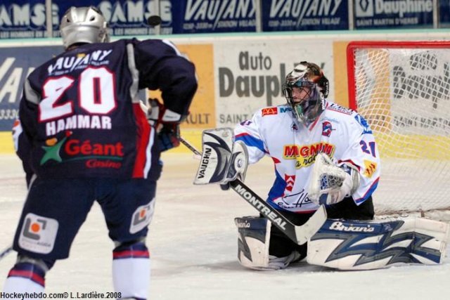 Photo hockey match Grenoble  - Epinal  le 24/01/2009