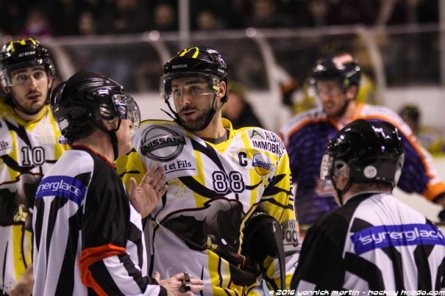 Photo hockey match Clermont-Ferrand - Chambéry le 20/02/2016