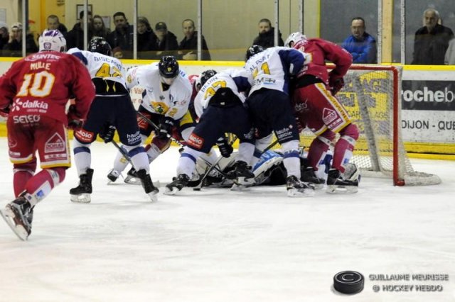 Photo hockey match Dijon  - Chamonix  le 23/02/2016