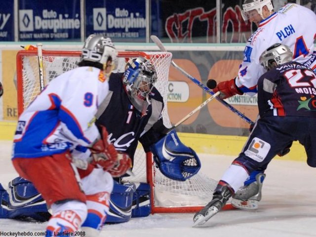 Photo hockey match Grenoble  - Epinal  le 24/01/2009