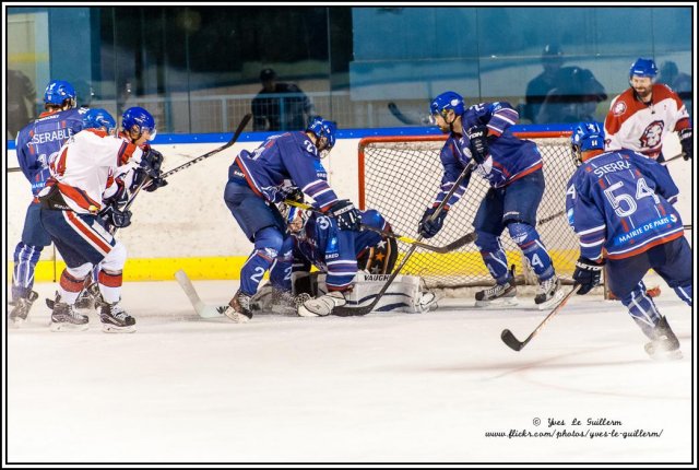 Photo hockey match Paris (FV) - Wasquehal Lille le 20/02/2016
