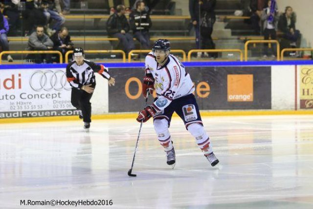 Photo hockey match Rouen - Grenoble  le 24/02/2016