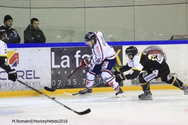Photo hockey match Rouen - Grenoble  le 24/02/2016