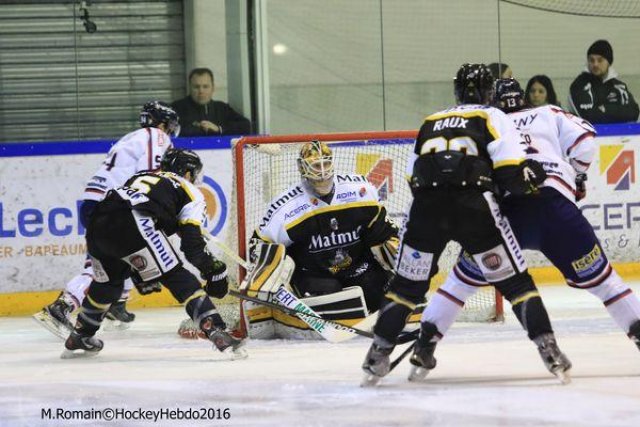 Photo hockey match Rouen - Grenoble  le 24/02/2016