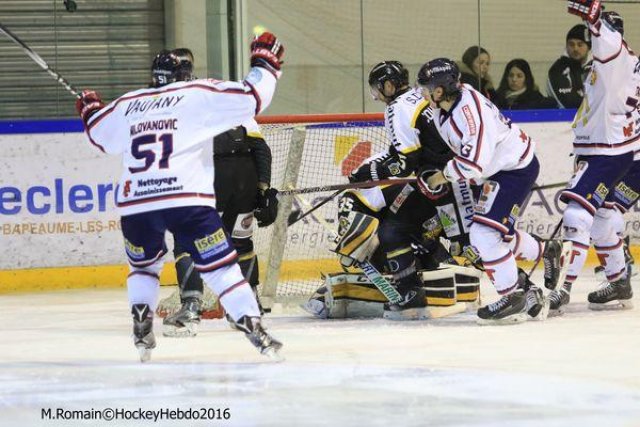 Photo hockey match Rouen - Grenoble  le 24/02/2016