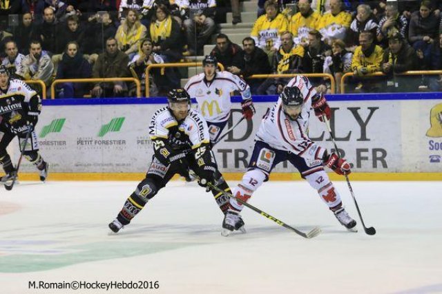 Photo hockey match Rouen - Grenoble  le 24/02/2016