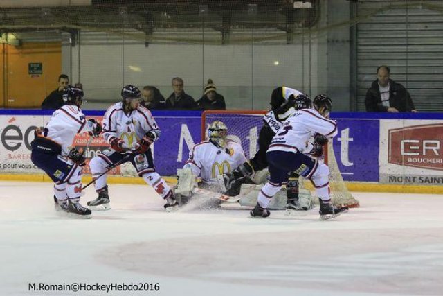 Photo hockey match Rouen - Grenoble  le 24/02/2016