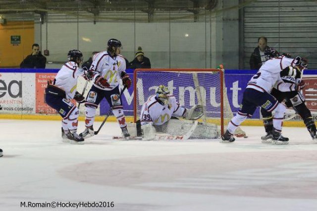 Photo hockey match Rouen - Grenoble  le 24/02/2016