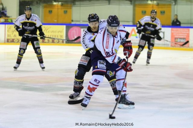 Photo hockey match Rouen - Grenoble  le 24/02/2016