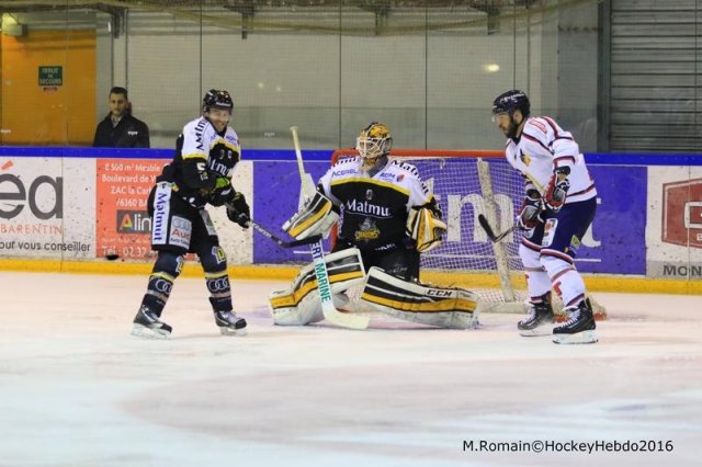 Photo hockey match Rouen - Grenoble  le 24/02/2016