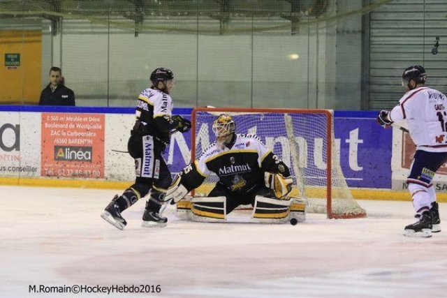 Photo hockey match Rouen - Grenoble  le 24/02/2016