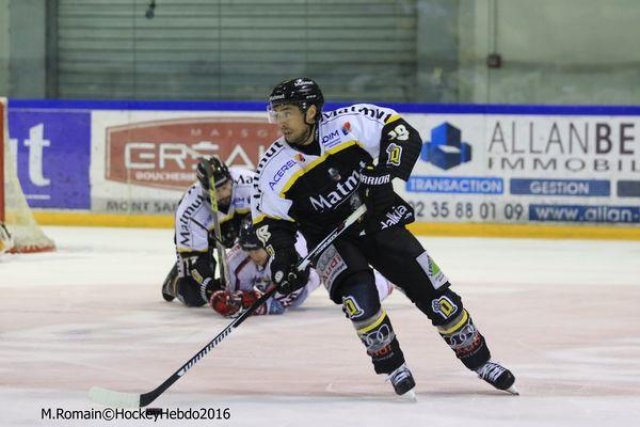 Photo hockey match Rouen - Grenoble  le 24/02/2016