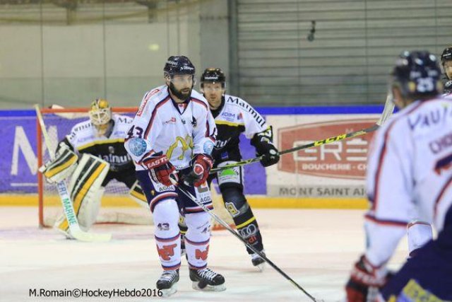 Photo hockey match Rouen - Grenoble  le 24/02/2016