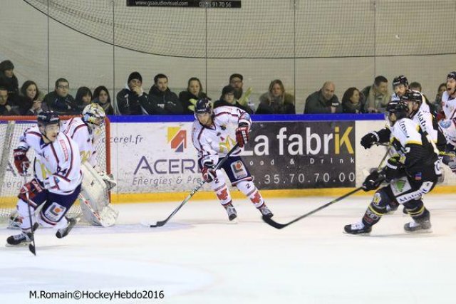 Photo hockey match Rouen - Grenoble  le 24/02/2016